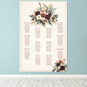 Toile Graphique de sièges Boho Florals (Insitu (Plancher de Bois))
