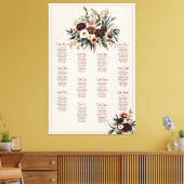 Toile Graphique de sièges Boho Florals (Insitu(Salon))