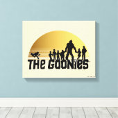 Toile Graphique de silhouette de coucher de soleil des G (Insitu (Plancher de Bois))