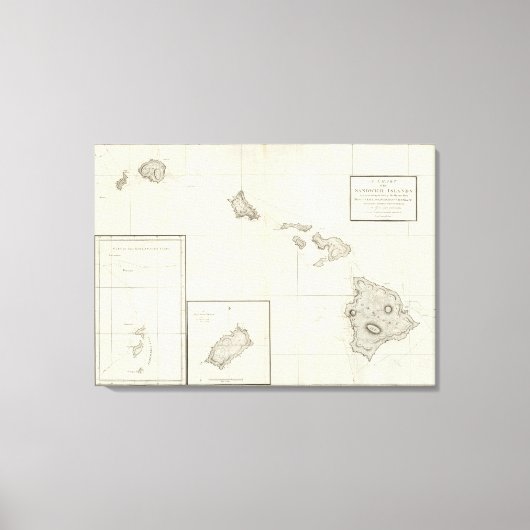 Toile Graphique des îles Sandwich (Recto)