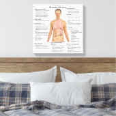 Toile Graphique des infections bactériennes chez l'homme (Insitu(Chambre))