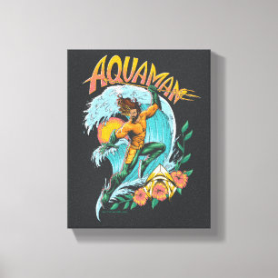 Toile Graphique du Surf de levage Aquaman et Trident