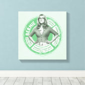 Toile Graphique Info Bernadette (Insitu (Plancher de Bois))