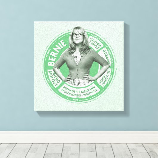 Toile Graphique Info Bernadette (Insitu (Plancher de Bois))