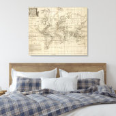 Toile Graphique mondial (Insitu(Chambre))