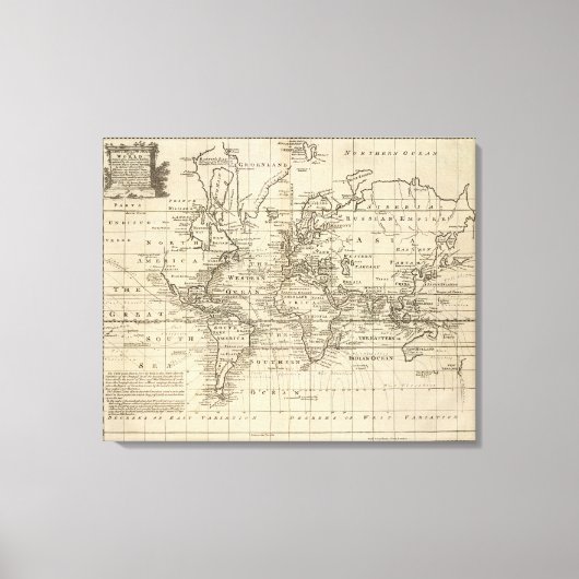 Toile Graphique mondial (Recto)