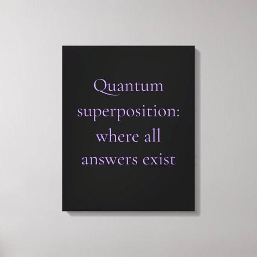 Toile Graphique Quantique Violet Obsidienne (Recto)
