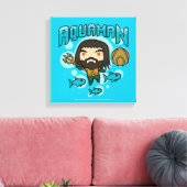 Toile Graphique sous-marin d'Aquaman | Chibi Aquaman (Insitu(Salon))