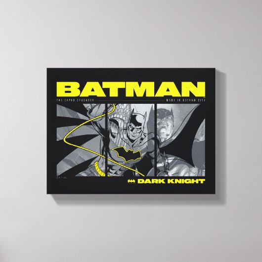 Toile Graphique Tri-Panel de la BD Batman (Recto)