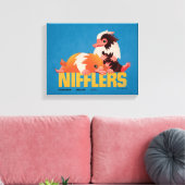 Toile Graphique Vintage des nifflers (Insitu(Salon))