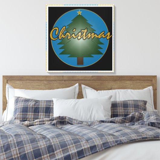 Toile Graphiques de Noël (Insitu(Chambre))