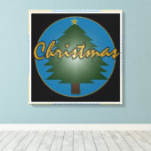 Toile Graphiques de Noël (Insitu (Plancher de Bois))