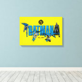 Toile Graphisme Batman Legends Forever (Insitu (Plancher de Bois))