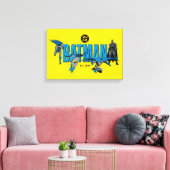Toile Graphisme Batman Legends Forever (Insitu(Salon))