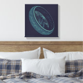 Toile Graphisme de L'ANNEAU UNIQUE™ GOLLUM™ (Insitu(Chambre))