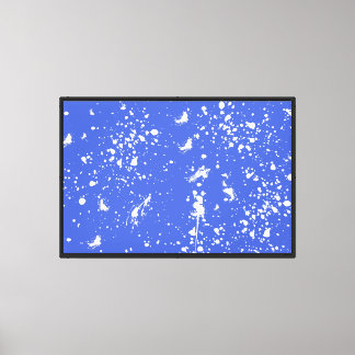 Toile Graphisme de tache de peinture blanche Tache d'enc
