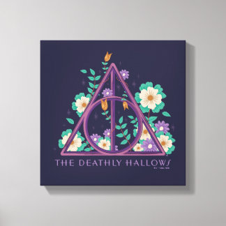 Toile Graphisme floral des Reliques de la Mort