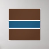 Toile Gras Athlétisme Océan Bleu Profond Brown Blancs (Recto)