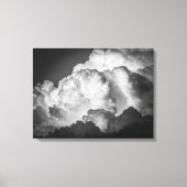 Toile Gras Clouds Fluffants Canvas Art Imprimer (Recto)