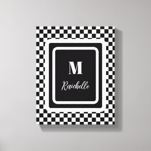 Toile Gras noir et blanc