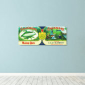 Toile Grasmere Corn LabelNorridgewock, ME (Insitu (Plancher de Bois))