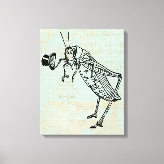 Toile Grasshopper avec chapeau supérieur (Recto)