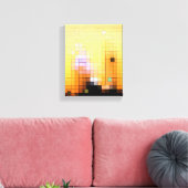 Toile Gratte-ciel coucher de soleil (Insitu(Salon))