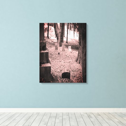 Toile Grave oubliée (Insitu (Plancher de Bois))