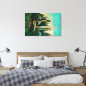 Toile Graves et totems indiens dans l'État de l'Alaska (Insitu(Chambre))