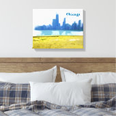 Toile Graveurs Skyscrapers de Chicago (Insitu(Chambre))