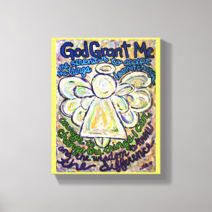 Toile Gravité Prière Ange Peinture Art Imprimer (Petite)