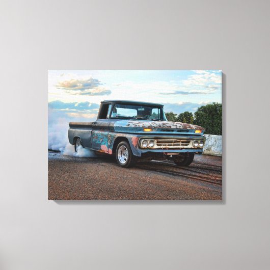 Toile Gravure de ramassage Chevy C10 (Recto)