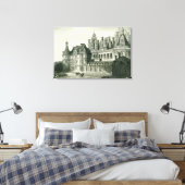 Toile Gravure historique du Château Chambord Thomas Allo (Insitu(Chambre))