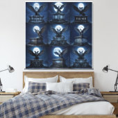 Toile Gravures d'argent éternelles (Insitu(Chambre))