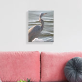 Toile Great Blue Heron by the Water (Insitu(Salon))