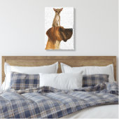 Toile Great Dane et Chihuahua (Insitu(Chambre))