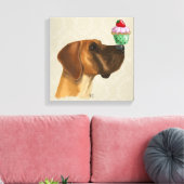 Toile Great Dane et Cupcake (Insitu(Salon))