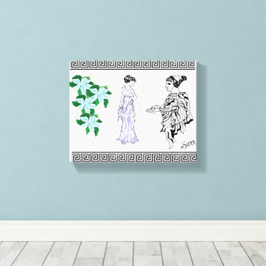 Toile : Grec ancien (Insitu (Plancher de Bois))