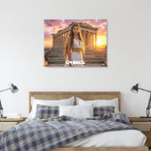 TOILE GRÈCE - ACROPOLE (Insitu(Chambre))