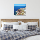 Toile Grèce Oia Santorini Amoundi Baie Imprimer (Insitu(Chambre))