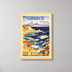 Toile Grèce Vintage