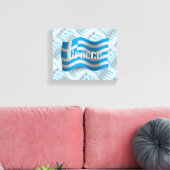 Toile Greece Waving (Insitu(Salon))