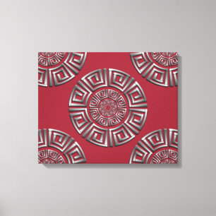 Toile Greek Circle