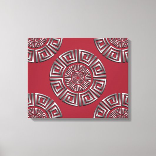 Toile Greek Circle (Recto)