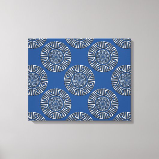 Toile Greek Circle (Recto)