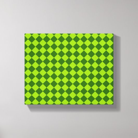 Toile Green Combination Diamond Motif par STaylor (Recto)