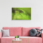 Toile Green Fern Frond Nature Photo (Insitu(Salon))