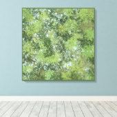 Toile Green Leaf Trees With Blue Sky Peaking Through Art (Insitu (Plancher de Bois))