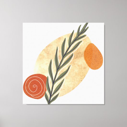 Toile Green Stalk Boho (Recto)