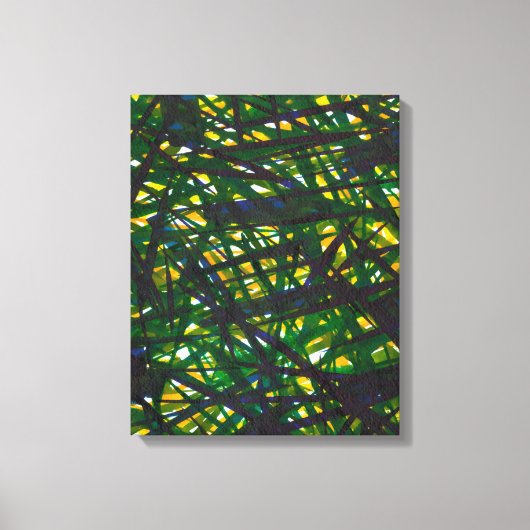 Toile Green Thicket II (Recto)